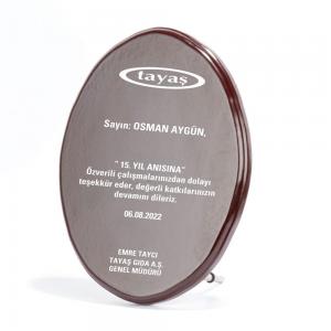 Ahşap Plaket ( 23,5 x 18,3 cm )